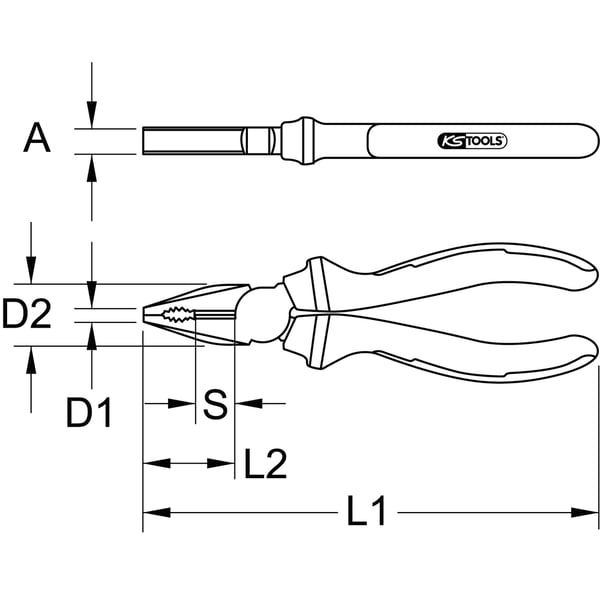 KS Tools 964.0203 tänger