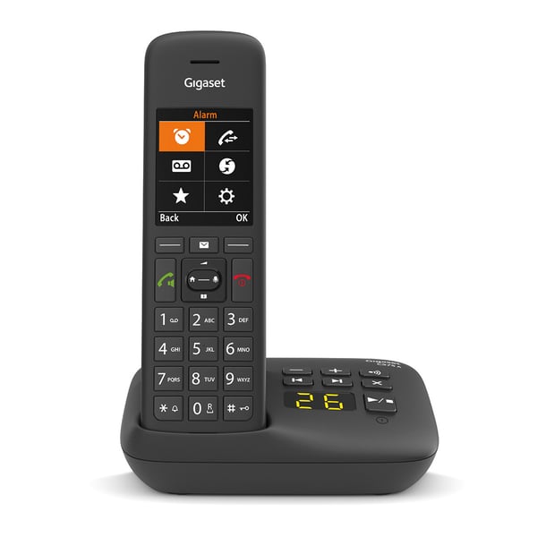 Gigaset C575A Analog telefon/DECT-telefon Namn och uppringnings-ID Svart
