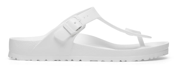 Miniatyrbillede 3 af 5: Birkenstock Gizeh Essentials Sandaler Unisex Hvid
