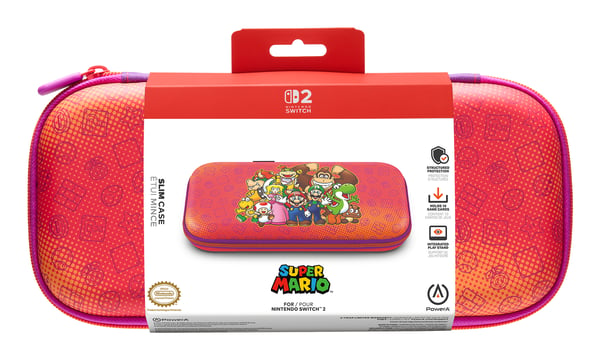 PowerA Slim Hardshell case -kotelo Nintendo Kangas Monivärinen