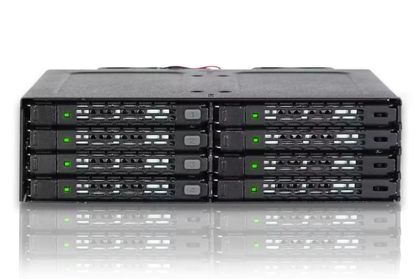 Miniatyrbild 1 av 8: Icy Dock MB998IP-B drive bay-paneler Svart