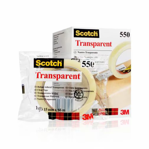 Scotch 7100194347 tiivistysteippi Läpinäkyvä 66 m