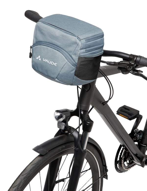 VAUDE OnTour Box M Front Cykeltaske 4 L Polyamid, Polyester, Polyurethan, Genanvendt polyethylenterephthalat (rPET) Blå