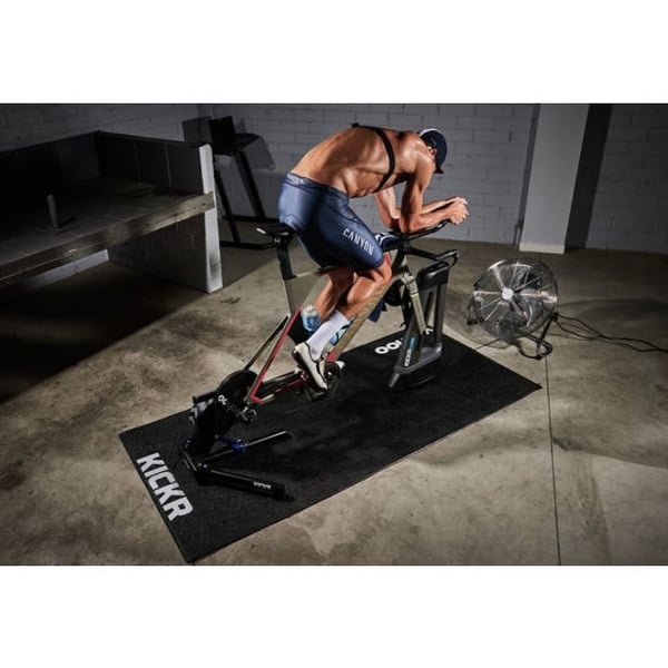 Miniatyrbillede 2 af 2: WahooFitness WFKICKRMAT antistatisk gulvmåtte Sort Gummi