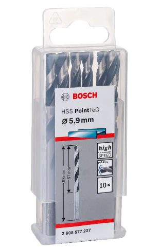 Bosch 2 608 577 227 poranterä Vääntyvä poranterä 10 kpl