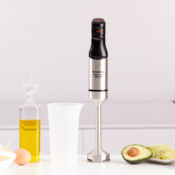 Taurus Rocket 1500 Nero Inox Upotettava sekoitin 1500 W Musta, Ruostumaton teräs