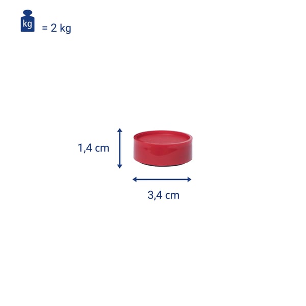 MAUL 6173325 hantverksmagnet Rund