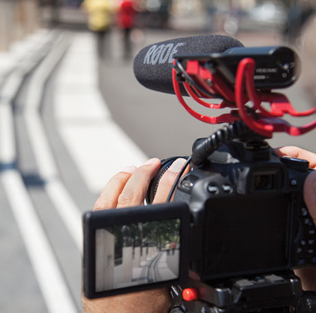 Miniatyrbillede 3 af 9: RØDE VideoMic Rycote Sort Mikrofon til digitalkamera