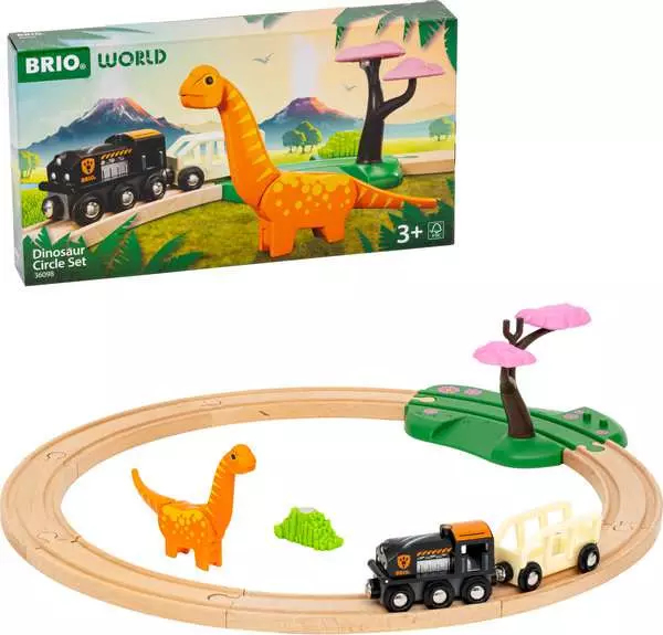 Miniatyrbild 10 av 10: BRIO Dinosaur Circle Set