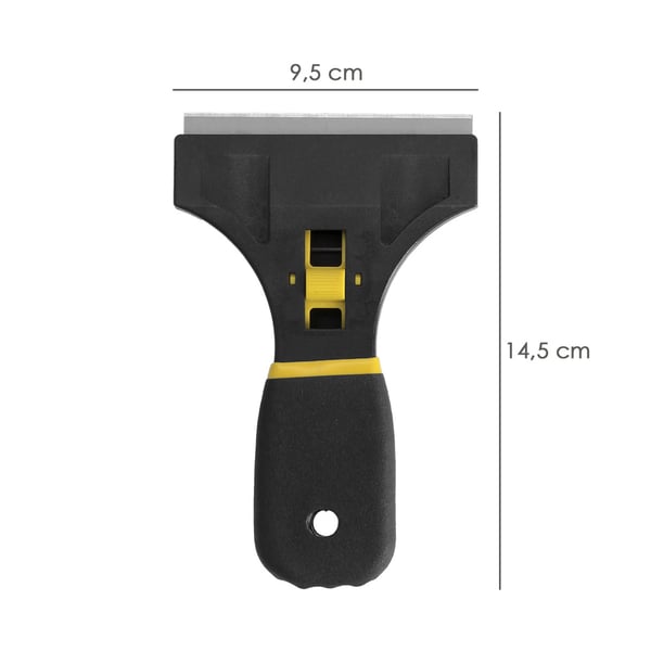 Wolfpack Rascavidrios Profesional Retractil Mango Soft Touch Hoja 90 mm.