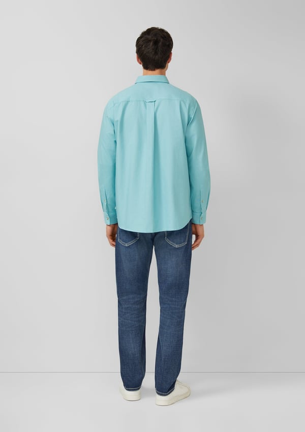 s.Oliver 2177017.6603.XXL skjorte & top Krave med knapper Langærmet