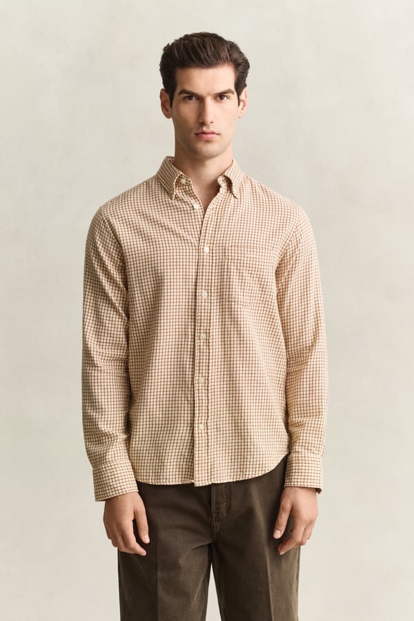 Gant 3263034-273 Skjorta Button down-krage Långärmad Bomull
