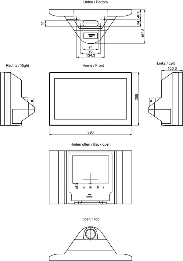 Miniatyrbillede 3 af 3: Siemens 6AV7863-5MA16-2NA0 6AV78635MA162NA0 SPS-Bedienpanel 1080 x 1920 pixel
