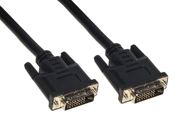LINK LKCDVI20 DVI kabel 2 m DVI-D Sort