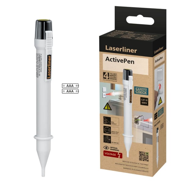 Laserliner ActivePen spændingstester skruetrækker Hvid