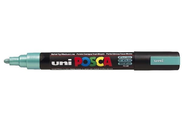 POSCA uni PC-5M speedmarker 1 stk Projektilspids Grøn