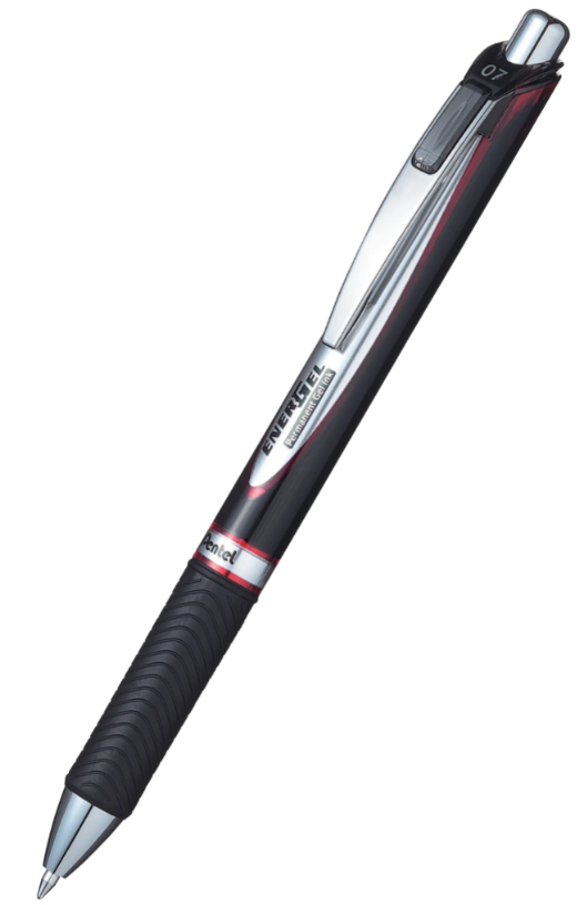 Pentel BLP77-BX gelpennor Indragbar gelpenna Röd 12 styck