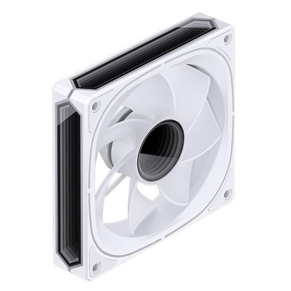 Jonsbo FR-505WR kylsystem för dator Datorväska Fan 12 cm Vit 1 styck