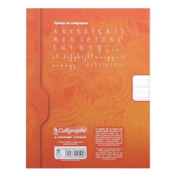 Clairefontaine 505C blok og notesblok 32 ark Forskellige farver
