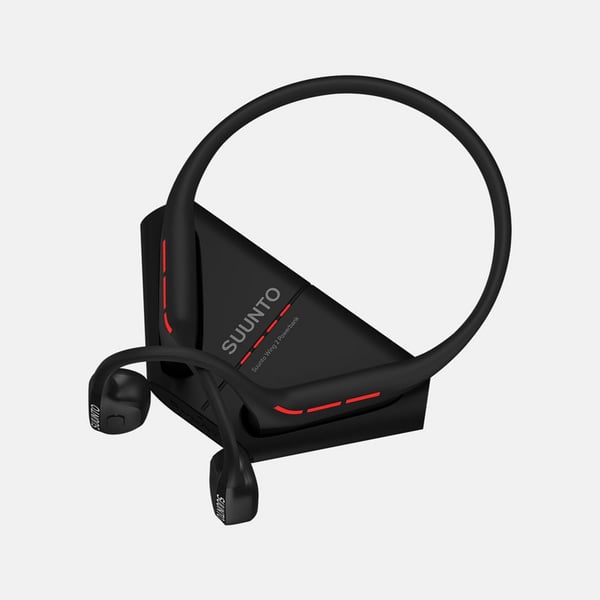 Suunto Wing 2 Kuulokkeet Langaton Avoin korva (open-ear) Urheilu Bluetooth Musta