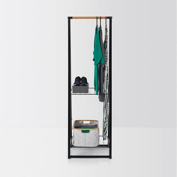 Miniatyrbillede 10 af 10: Brabantia 118203 tørrestativ Fritstående stativ Sort