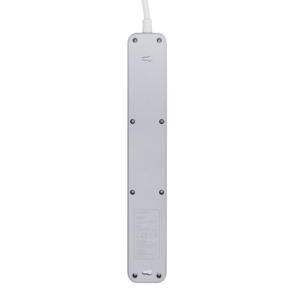 Miniatyrbillede 10 af 10: Savio Power strip 5 sockets 3m white LZ-09 5 AC stikkontakt(er) Type F Hvid