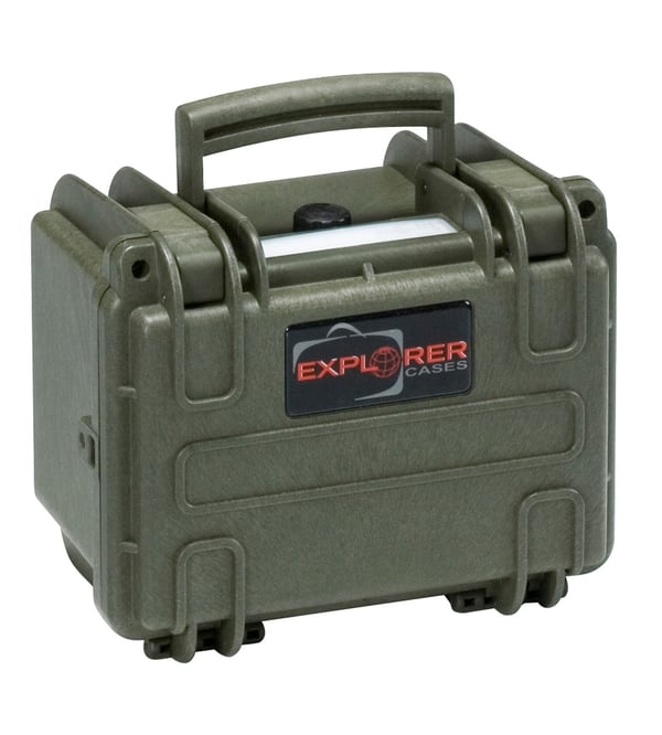 Miniatyrbillede 2 af 2: Explorer Cases 1913.G E Topfyldt etui Grøn, Marineblå