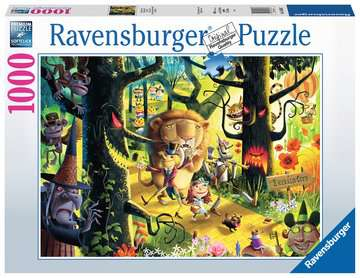 Ravensburger Lions, Tigers and Bears, Oh My! Kuviopalapeli 1000 kpl Sarjakuvat Ravensburger Lions, Tigers and Bears, Oh My! Kuviopalapeli 1000 kpl Sarjakuvat