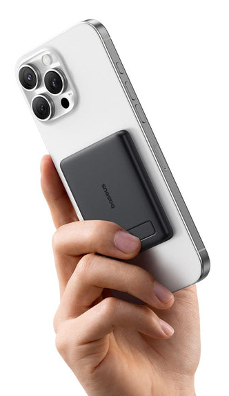 Miniatyrbillede 3 af 5: Baseus P10081907123-00 powerbank 5000 mAh Trådløs opladning Sort