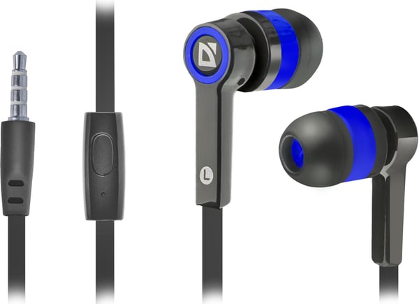 Defender Pulse-420 Headset Ledningsført I ørerne Sort, Blå Defender Pulse-420 Headset Ledningsført I ørerne Sort, Blå