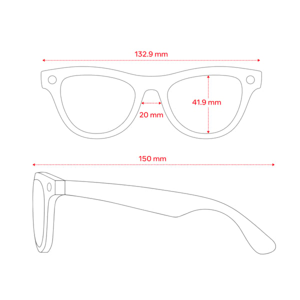 Ray-Ban Meta SK-1001240-01 smartglass 32 GB Bluetooth Wi-Fi Indbygget kamera