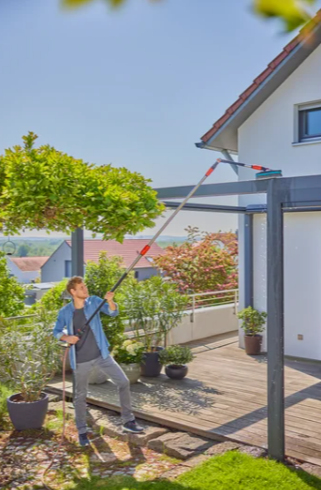 Miniatyrbillede 3 af 5: Gardena 18804-20 slangeholder Aluminium Aluminium, Sort, Orange