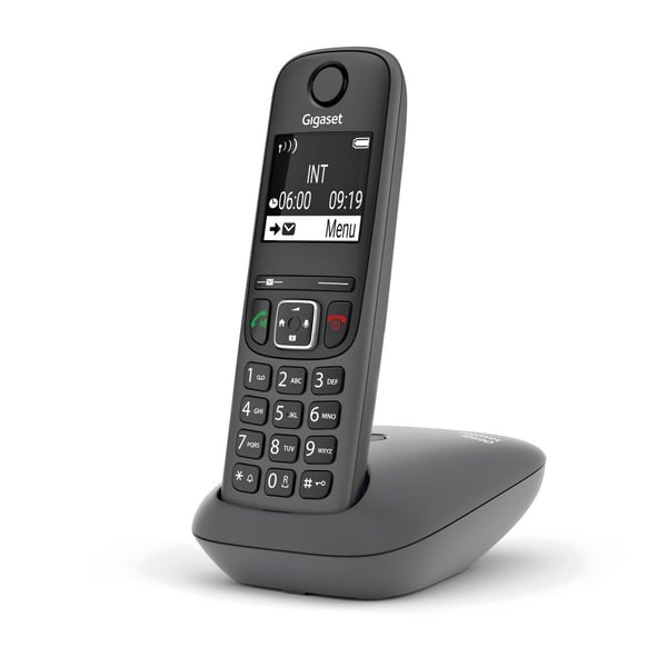 Gigaset AE690 Analoginen/DECT-puhelin Soittajan tunnistus Antrasiitti