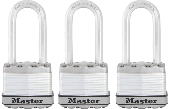 MASTER LOCK M1EURTRILH lås Konventionellt hänglås 3 styck