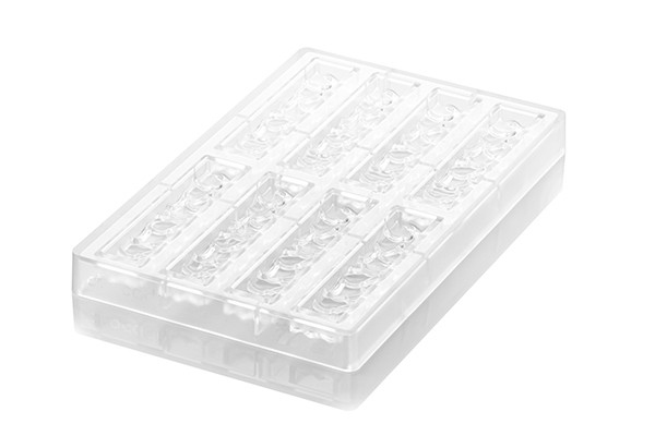 Silikomart Goccia-B godis- och chokladform PVC Transparent
