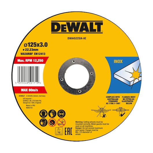 DeWALT DWA4522SIA-AE rundsavklinge 12,5 cm 25 stk