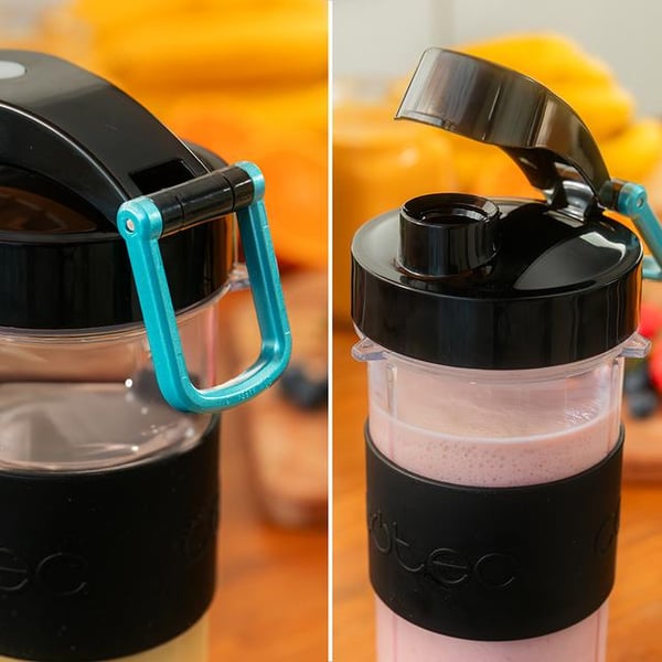 Miniatyrbillede 2 af 9: Cecotec Power Titanium 900 ProGo 0,57 L Bærbar blender 900 W Sort, Grå