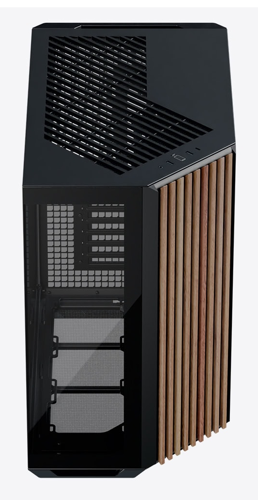 APNX V1-W-BK-v1 Midi Tower Musta, Puu