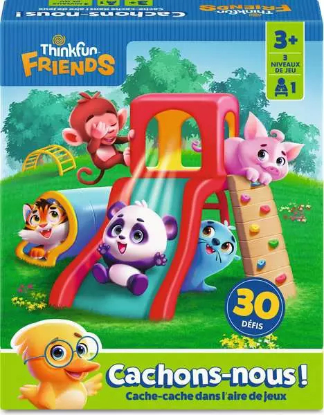 Ravensburger Jeux de logique - ThinkFun Friends : Cachons-nous - Jeux de réflexion Le jeu des cerveaux 15 min. Brætspil