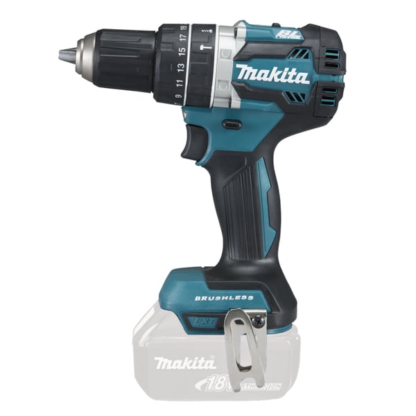 Makita DHP484Z bor Nøglefri 1,6 kg Sort, Blå