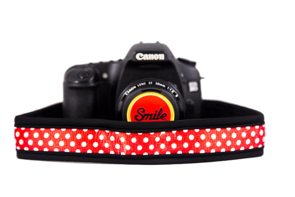 Smile Hungup strop Digitalt kamera Rød