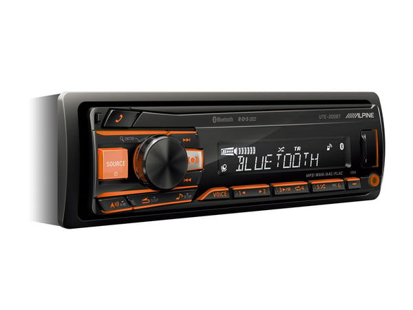 Pikkukuva 1 / 4: Alpine UTE-200BT auton mediavastaanotin Musta Bluetooth