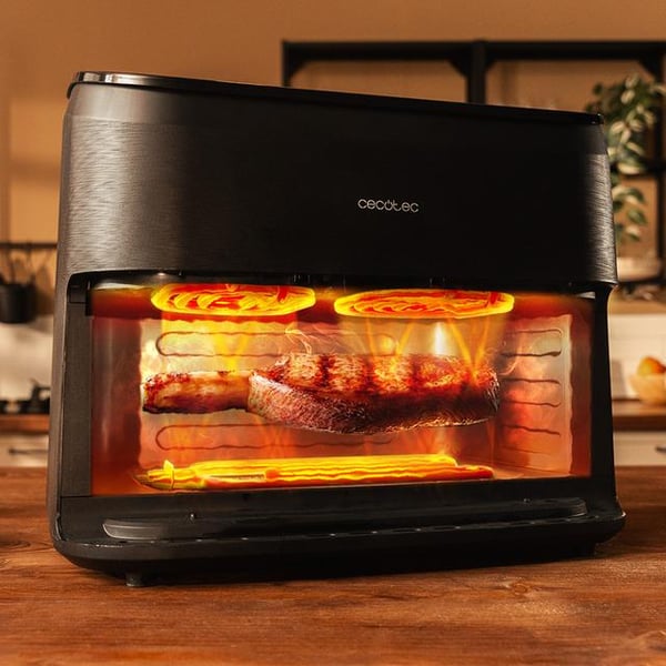Miniatyrbild 15 av 16: Cecotec Cecofry&Grill Smokin' 11000 Plus Single 11 l Fristående 2900 W Varmluftsfritös Svart