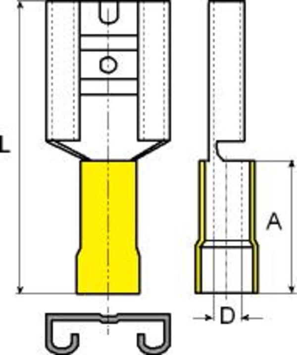 Miniatyrbillede 2 af 2: Vogt 3914s elektrisk stikforbindelse