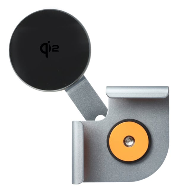 4smarts 541114 holder Aktiv holder Wireless charger Sort, Grå