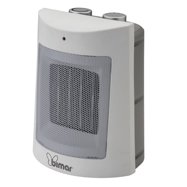 Bimar HP108 varmeapparat Indendørs Grå, Hvid 1500 W Halogen elektrisk rumvarmer