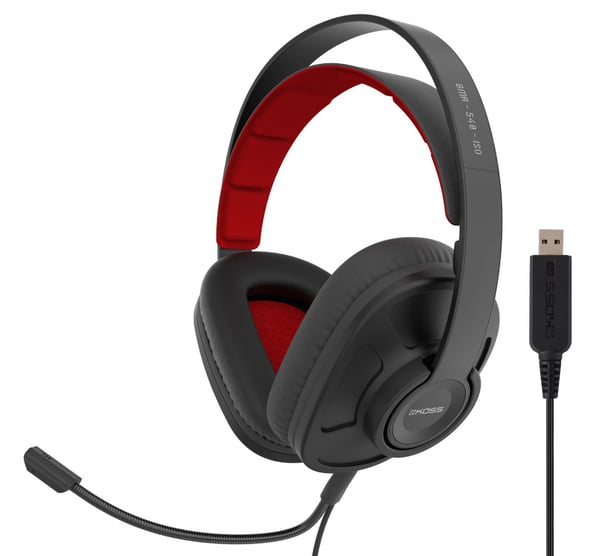 Koss GMR-545-AIR USB kuulokkeet ja kuulokemikrofoni Langallinen Pääpanta Pelaaminen USB A-tyyppi Musta