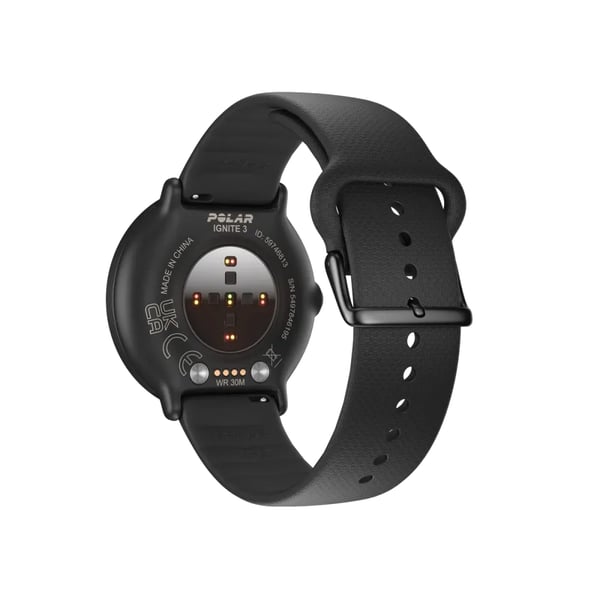 Polar IGNITE 3 3,25 cm (1.28") AMOLED 43 mm Digital 416 x 416 pixel Berøringsskærm Sort GPS (satellit)