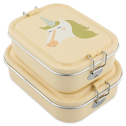 TRIXIE 2359224 lounaslaatikko Lounasrasia Silikoni, Ruostumaton teräs Beige, Vihreä, Valkoinen 1 kpl