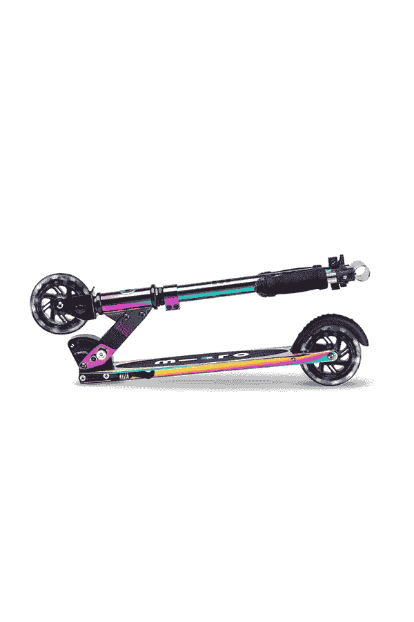 Pikkukuva 4 / 6: Micro Mobility Micro Sprite LED Neochrome Nuoriso Perinteinen potkulauta Kromi